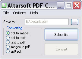 Altarsoft PDF Converter 1.1